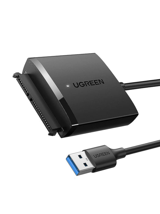 UGREEN 60561 USB To SATA Adapter, SATA To USB 3.0 Cable Hard Drive Adapter SATA I/II/III Hard Drive Reader