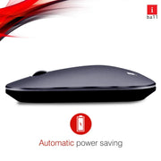 iBall G1000 Silent Button Metal Premium Wireless USB Mouse For PC/Mac/Laptop-Silver(Open Box) iBall