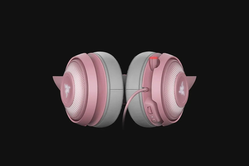 Razer RGB Kitty Ears Chroma USB Gaming Wired Over Ear Headset With Mic-(Open Box) Razer