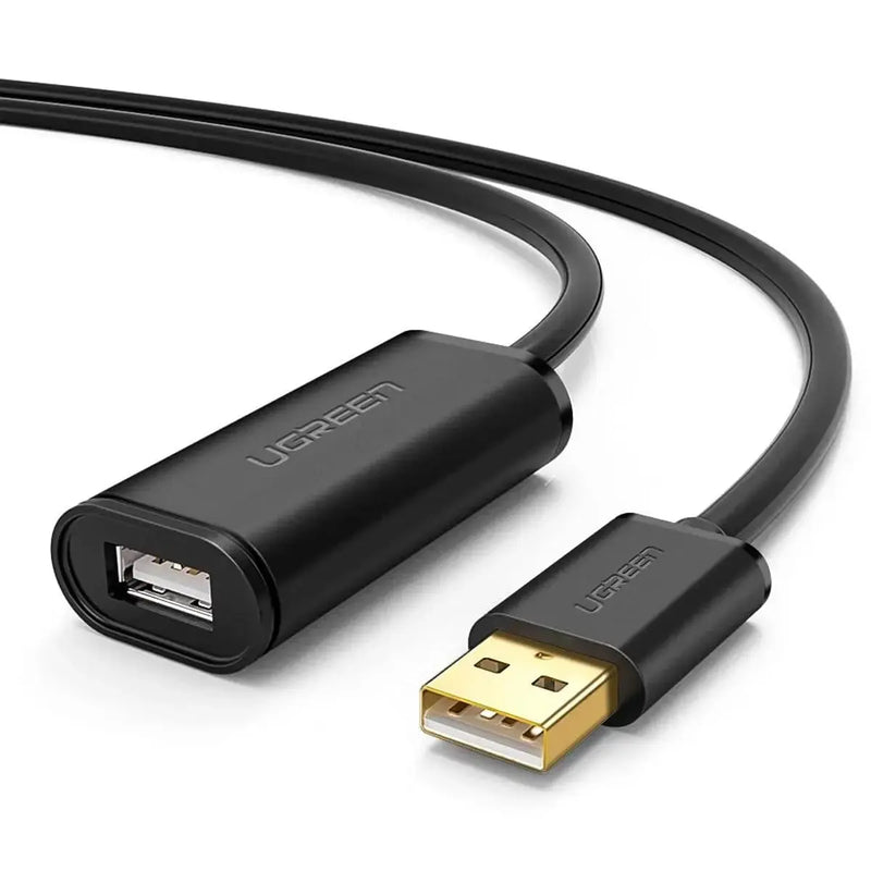 UGREEN USB 2.0 Active Extension Cable 20M Built-in Signal Booster Repeater A Male to Female Webcam Printer (10324) Ugreen