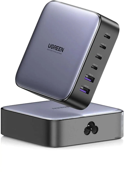 UGREEN Nexode 200W 6-Port GaN II USB-C PD Fast Charger Desktop Station 4 USB-C 2 USB-A MacBook iPad iPhone Galaxy (40914)