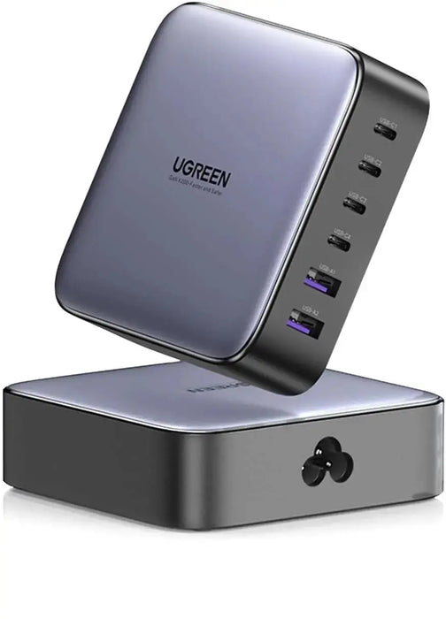 UGREEN Nexode 200W 6-Port GaN II USB-C PD Fast Charger Desktop Station 4 USB-C 2 USB-A MacBook iPad iPhone Galaxy (40914) Ugreen