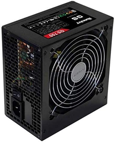 Huntkey GS700 Prime 80 Plus + Bronze Certified 600W APFC ATX12V V2.3 PSU Power Supply (Black)