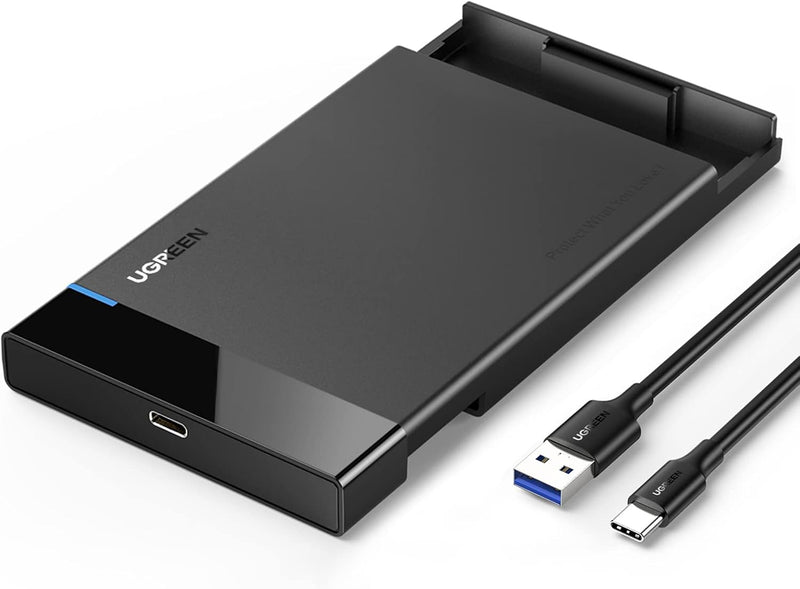 UGREEN 2.5 Inch SATA Hard Drive Enclosure, USB-C - image 1