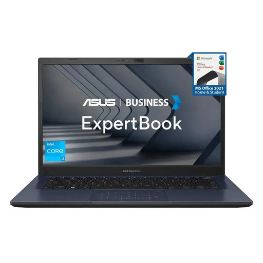 ASUS Expertbook B1402CBA-NK1460, 14" FHD, i3-1215U, 8GB RAM, 512GB SSD, Wi-Fi 6, USB-C, TPM, MIL-STD 810H, DOS – Star Black Asus