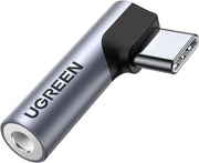 UGREEN 80384 mini angled USB-C to 3.5mm jack adapter 