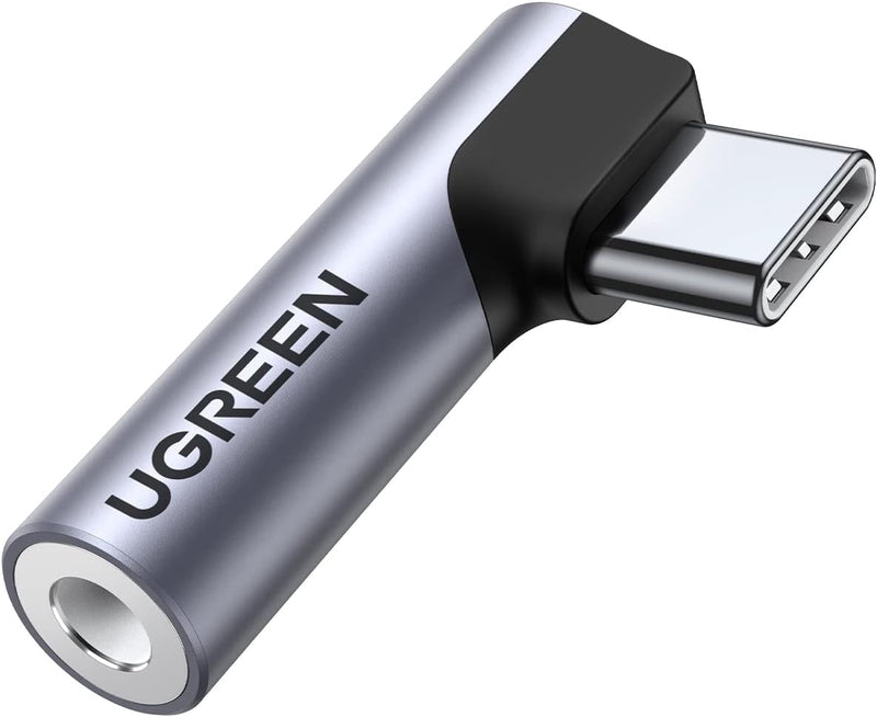 UGREEN 80384 mini angled USB-C to 3.5mm jack adapter 