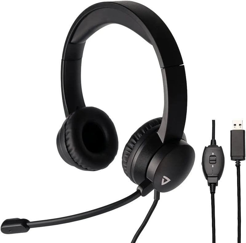 Thronmax USB Stereo Headset with Built-In Microphone and Adjustable Headband (THX20) Thronmax