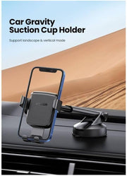 UGREEN LP200 60990B gravity suction cup car phone holder with telescopic arm car gravity suction cup holder