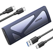 UGREEN M.2 NVMe SSD Enclosure 20Gbps USB C 3.2 Gen 2 External Hard Drive Case M Key B Key Compatible Storage (55150) Ugreen
