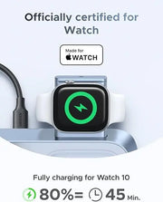 Ugreen 25W MagFlow 3-in-1 Magnetic Wireless Charger iPhone 12 and Later, AirPods 2 and Later, Apple Watch(55676) TeckPot