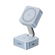 Ugreen 25W  MagFlow 2-in-1 Magnetic Wireless Charger Foldable and Portable iPhone 12 and Later/Air Pods 2 and Later(55960B) TeckPot