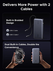 UGREEN Nexode power bank LED remaining-battery display