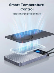 UGREEN MagFlow Air 75982 10000mAh Qi2 magnetic power bank smart temperature control