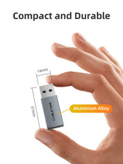 CABLETIME USB-A 3.0 to USB-C Female OTG Adapter, 5Gbps, 2.1A