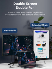 CABLETIME 8K 60Hz USB Type C to HDMI 2.1 Cable