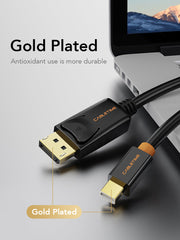 CABLETIME Mini DisplayPort to DisplayPort cable stable signal shielding