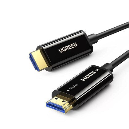 UGREEN 60312 8K@60Hz HDMI 2.1 M/M Fiber Optic Cable(Black,25m)