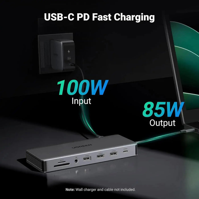 UGREEN 13-in-1 USB-C Hub Triple Display Docking Station 4K HDMI DP 100W PD 10Gbps Ethernet SD TF MacBook Windows 15978 Ugreen