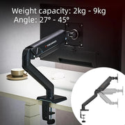 Thronmax Monitor Arm With, Black (MS25) Thronmax