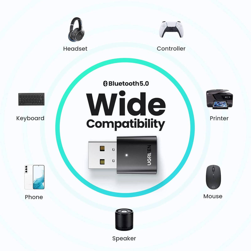 UGREEN CM390 80889 USB Bluetooth 5.0 adapter for Windows wide compatibility