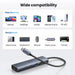 UGREEN USB C Ethernet Adapter 10Gbps 5-in-1 Hub 2 USB-C 3.2 USB-A Gigabit RJ45 Thunderbolt MacBook XPS iPad Pro (45320) Ugreen