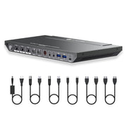 AV Access iDock B30 USB-C KVM Switch 10 In 1 Docking Station, 3-Port with HDMI for Dual Monitor, 65W Power Delivery & Ethernet Port for Laptop AV Access