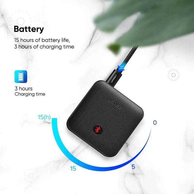 UGREEN Bluetooth 5.0 Transmitter Receiver 2-in-1 aptX Low Latency Wireless Audio Adapter TV Car AUX Optical USB 70158 Ugreen