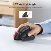 UGREEN M571 55916 wireless vertical ergonomic mouse 57-degree vertical angle