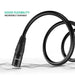 UGREEN 3M XLR Male to Female Microphone Extension Cable 3-Pin Balanced Audio Cord Studio Recording Mixer Amplifier 20711 Ugreen