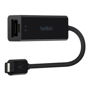 Belkin Type-C to RJ45 Gigabit Ethernet Network Adapter- Black Belkin