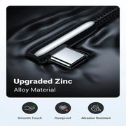 UGREEN USB A 2.0 to USB C Cable 1M Right Angle 90 Degree Braided Zinc Alloy Samsung Galaxy S10 S9 Note 9 Switch (70413) Ugreen