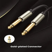 UGREEN 3M 6.35mm Mono Male to Male TRS Audio Cable Guitar Amplifier Mixer Keyboard Professional Instrument Cable 10639 Ugreen