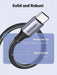 UGREEN 0.25M USB-A 2.0 to USB-C Cable Male to Male Nickel Plated Aluminum Shell Braided Charging Data Sync 60124 Ugreen