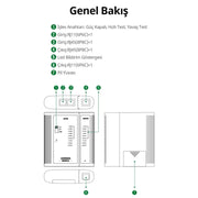 UGREEN Network Cable Tester LAN RJ45 RJ11 BNC Coaxial Ethernet Phone Cable Tester Remote Unit LED Indicators 10950 Ugreen