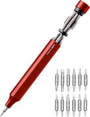 HOTO 24 in 1 Multi Bit Mini Screwdriver Set Magnetic, Manual Precision Screwdriver Set, EDC Pen Screwdriver for Eyeglasses, Electronics, Watches, Phones, Laptops, Cameras