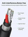 UGREEN 2M XLR Male to Female Microphone Extension Cable 3-Pin Balanced Audio Cord Studio Recording Mixer Amplifier 20710 Ugreen