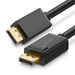 UGREEN DisplayPort to DisplayPort Cable 3M 1.2 4K 60Hz High Speed DP to DP Gold Plated Monitor PC Laptop Graphics (10212) Ugreen