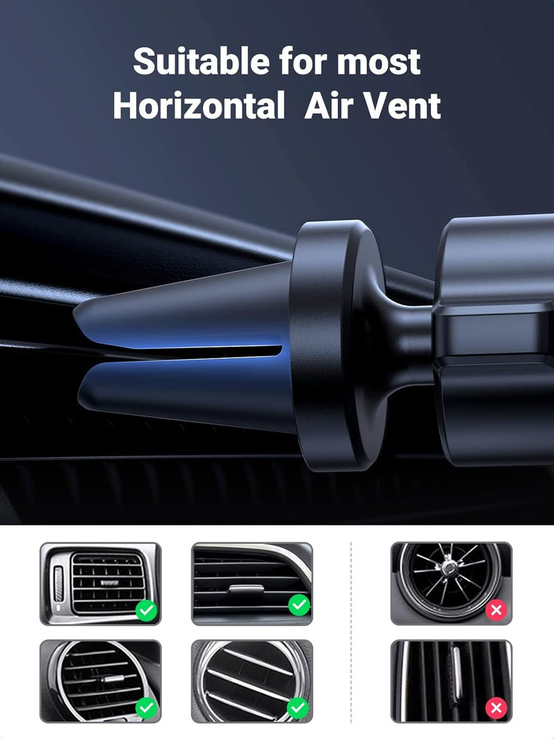 UGREEN LP130 50564 gravity auto-lock air vent phone holder suitable for most horizontal air vents
