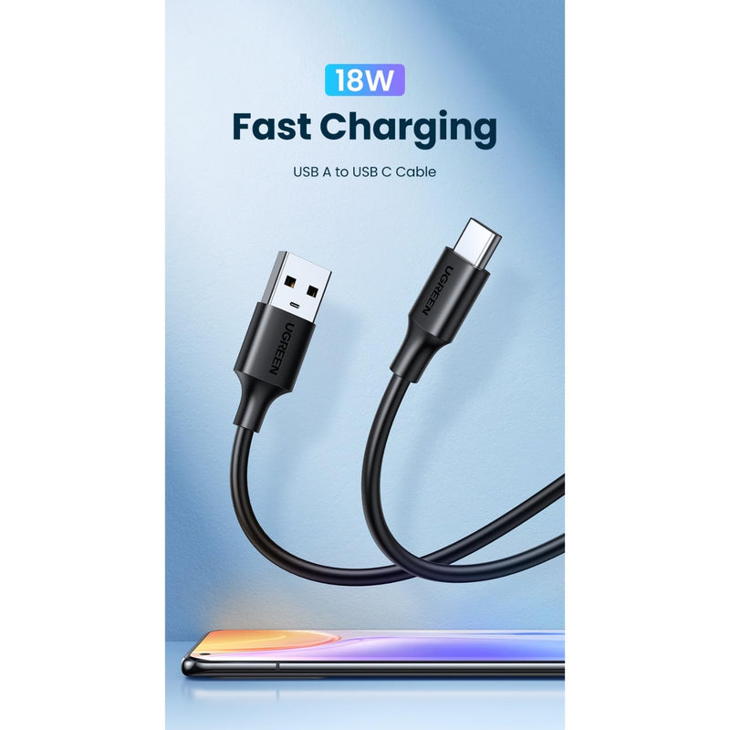 UGREEN USB-A to USB-C Cable, 3A, 1m, Black - image 4