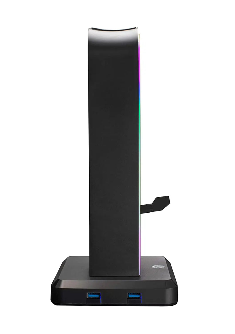 Cosmic Byte Vulcan RGB Headphone Stand With Mouse Bungee & 4 Port USB 2.0 HUB (Open Box) Cosmic Byte