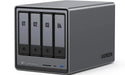 UGREEN NASync DXP4800 4-Bay Desktop NAS Intel N100 Quad-Core 8GB DDR5 32G eMMC 2.5GbE M.2 NVMe 4K HDMI Diskless (25372B) Ugreen