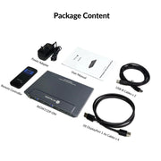 AV Access 8KSW21DP-DM 8K DisplayPort KVM Switch for Two Computers, Supports Dual Monitors & 144hz/165hz/240hz High Refresh Rate Gaming AV Access