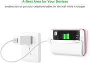 UGREEN Wall Mount Phone Holder – White | Adhesive Wall Charging Dock(30394) TeckPot