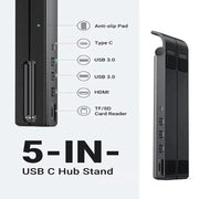 UGREEN USB C Laptop Docking Station 4 Level Adjustable Foldable Portable Desktop Stand Ergonomic Laptop Riser (80551) Ugreen