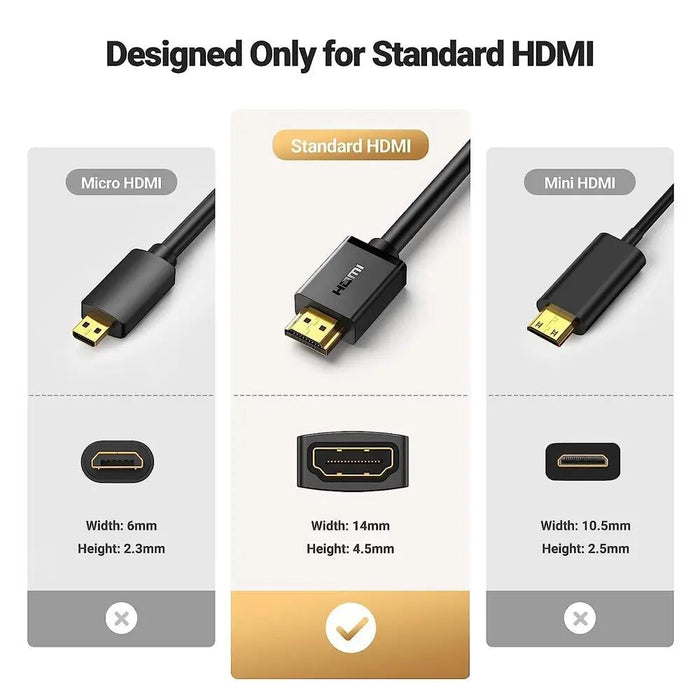 UGREEN 5M HDMI Extension Cable Male to Female 4K@30Hz Nintendo Switch Xbox PS5 PS4 Roku TV Stick Chromecast HDTV Laptop PC 10146 Ugreen