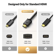 UGREEN 5M HDMI Extension Cable Male to Female 4K@30Hz Nintendo Switch Xbox PS5 PS4 Roku TV Stick Chromecast HDTV Laptop PC 10146 Ugreen