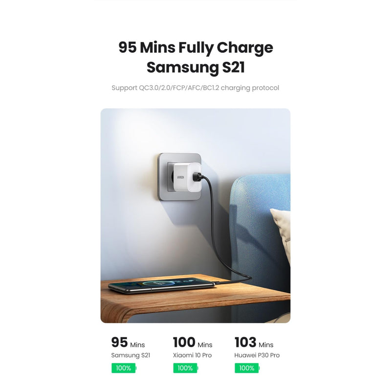 UGREEN USB-A to USB-C Cable, 3A, 1m, Black - image 5