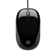 HP X1000 Wired USB Mouse With 3 Handy Buttons 3Y Warranty-Black/Grey(Open Box) HP
