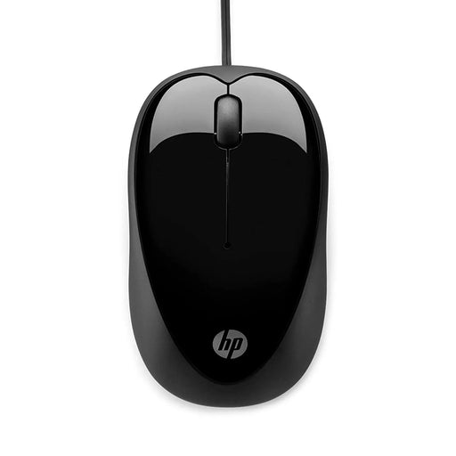 HP X1000 Wired USB Mouse With 3 Handy Buttons 3Y Warranty-Black/Grey(Open Box) HP